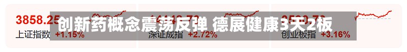 创新药概念震荡反弹 德展健康3天2板-第2张图片