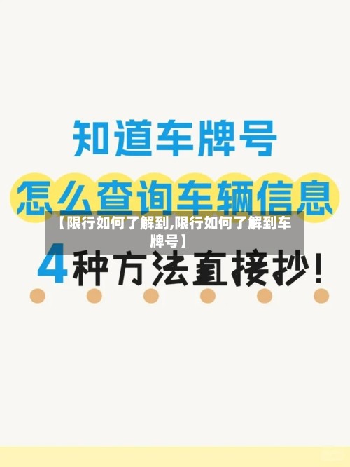 【限行如何了解到,限行如何了解到车牌号】