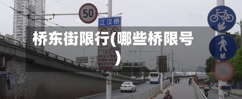 桥东街限行(哪些桥限号)
