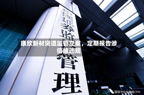 康欣新材突遭监管立案，定期报告涉信披违规-第2张图片