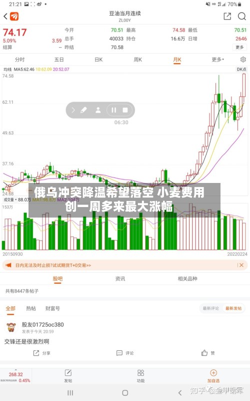 俄乌冲突降温希望落空 小麦费用创一周多来最大涨幅-第2张图片
