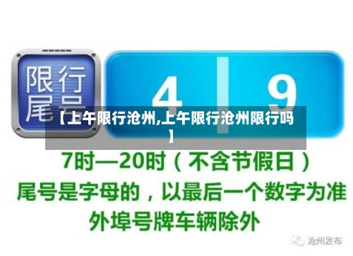 【上午限行沧州,上午限行沧州限行吗】-第3张图片