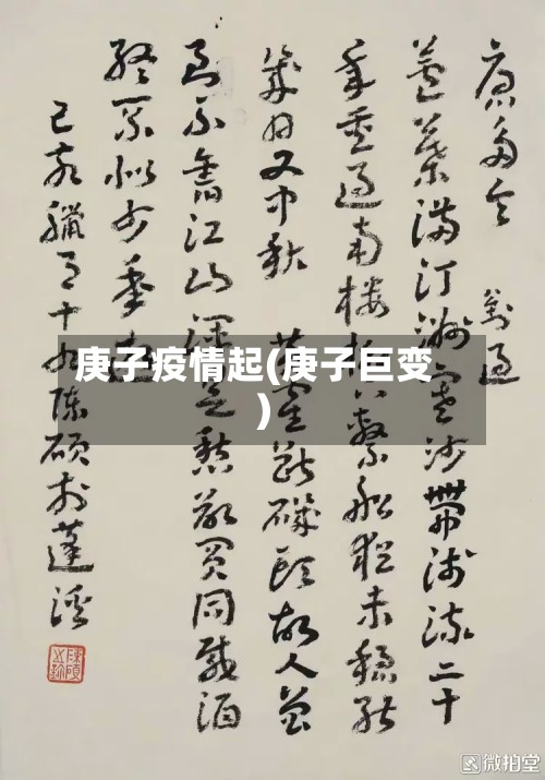 庚子疫情起(庚子巨变)-第2张图片