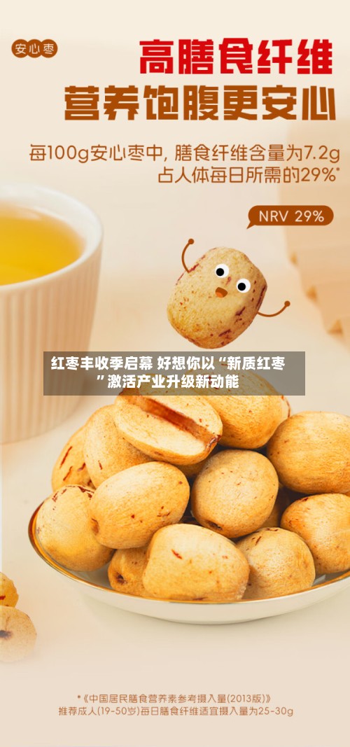 红枣丰收季启幕 好想你以“新质红枣”激活产业升级新动能
