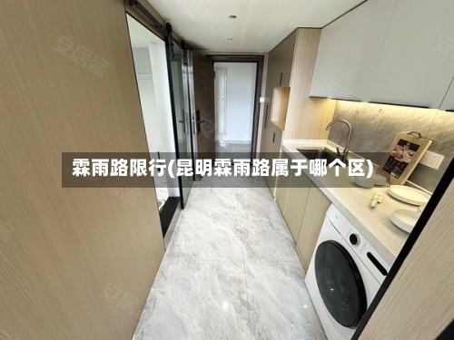 霖雨路限行(昆明霖雨路属于哪个区)-第3张图片