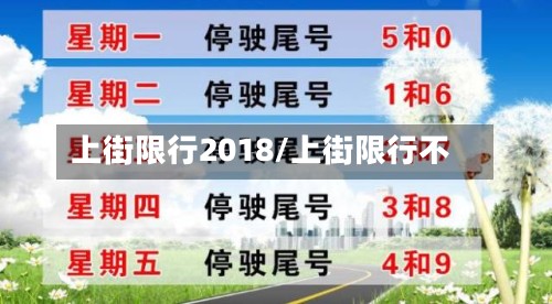 上街限行2018/上街限行不-第2张图片