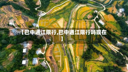 【巴中通江限行,巴中通江限行吗现在】-第2张图片