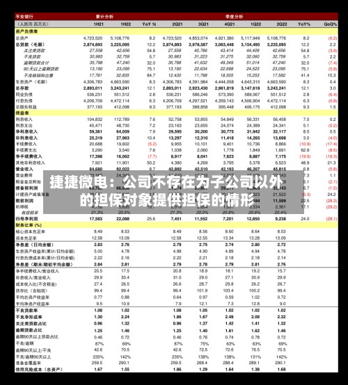捷捷微电:公司不存在为子公司以外的担保对象提供担保的情形-第1张图片