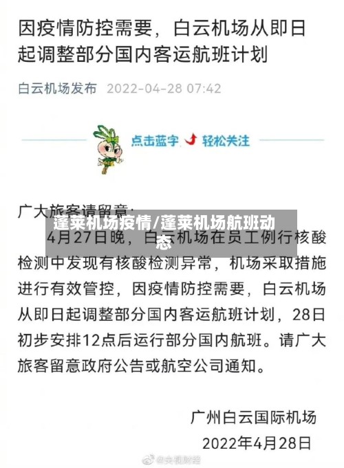 蓬莱机场疫情/蓬莱机场航班动态-第3张图片