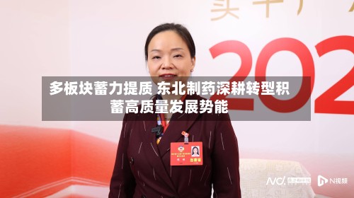 多板块蓄力提质 东北制药深耕转型积蓄高质量发展势能-第3张图片