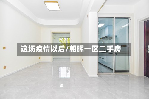 这场疫情以后/朝晖一区二手房