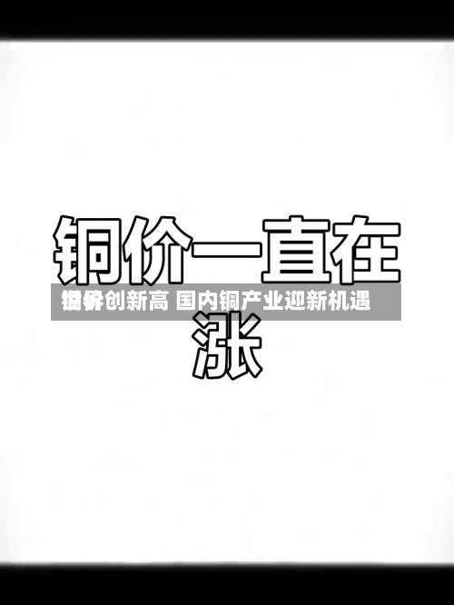 世界铜价创新高 国内铜产业迎新机遇-第1张图片