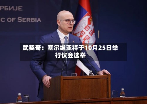 武契奇：塞尔维亚将于10月25日举行议会选举-第1张图片