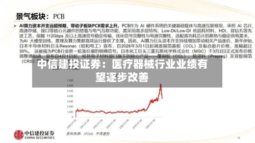 中信建投证券：医疗器械行业业绩有望逐步改善
