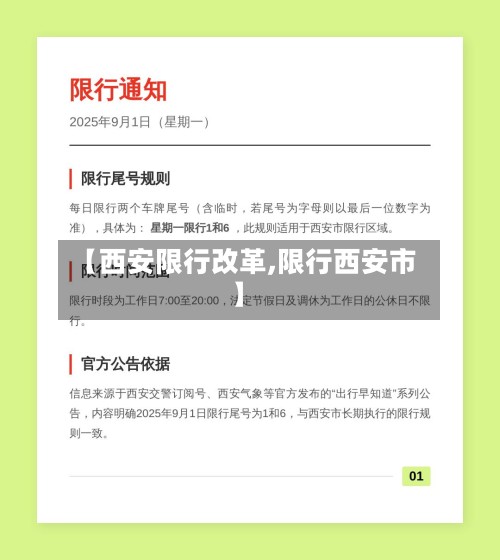 【西安限行改革,限行西安市】-第2张图片
