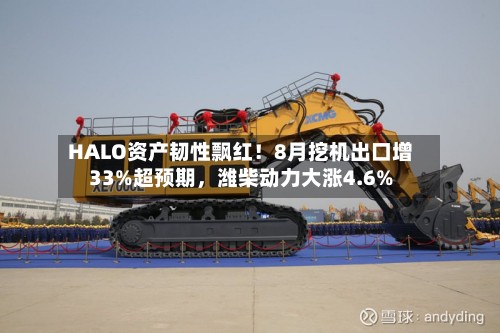 HALO资产韧性飘红！8月挖机出口增33%超预期	，潍柴动力大涨4.6%-第2张图片