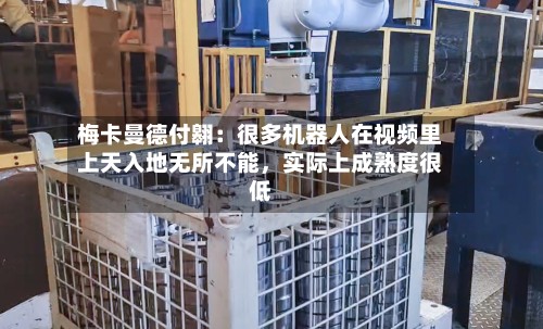 梅卡曼德付翱：很多机器人在视频里上天入地无所不能，实际上成熟度很低