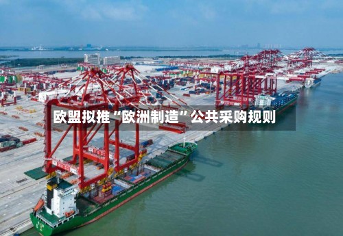 欧盟拟推“欧洲制造	”公共采购规则-第3张图片