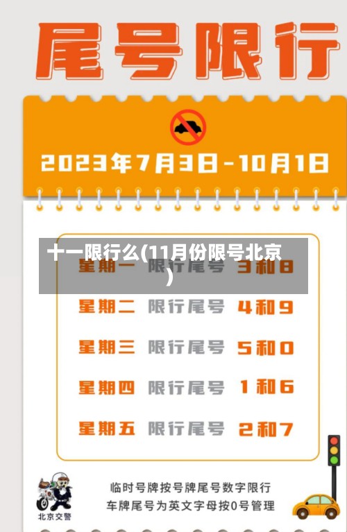 十一限行么(11月份限号北京)