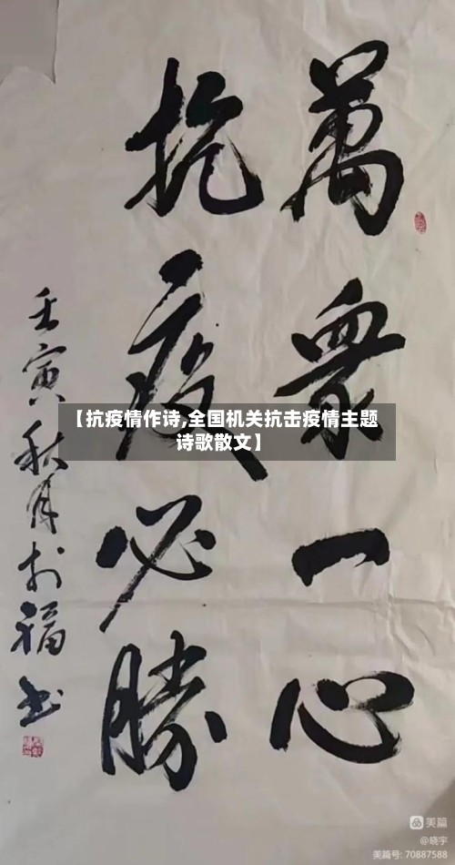 【抗疫情作诗,全国机关抗击疫情主题诗歌散文】-第3张图片