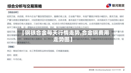 【钢铁合金每天行情走势,合金钢费用走势图】-第3张图片