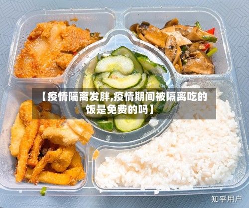 【疫情隔离发胖,疫情期间被隔离吃的饭是免费的吗】-第2张图片