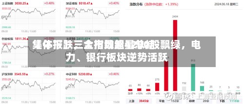 【午报】三大指数缩量总结集体下跌，全市场超4200股飘绿，电力、银行板块逆势活跃