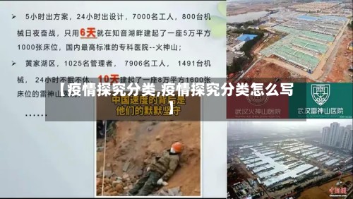 【疫情探究分类,疫情探究分类怎么写】-第2张图片
