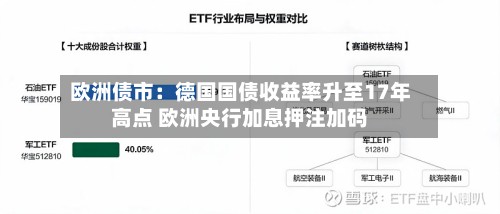 欧洲债市：德国国债收益率升至17年高点 欧洲央行加息押注加码-第2张图片