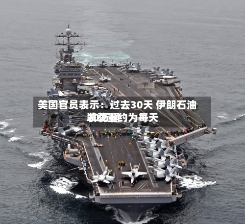 美国官员表示：过去30天 伊朗石油装载量约为每天20万桶