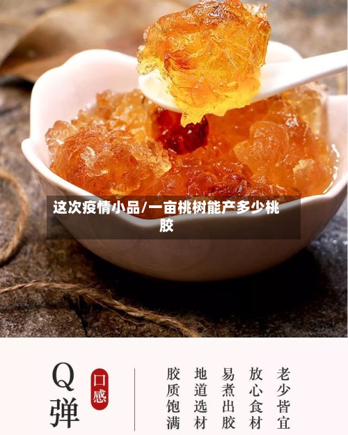 这次疫情小品/一亩桃树能产多少桃胶