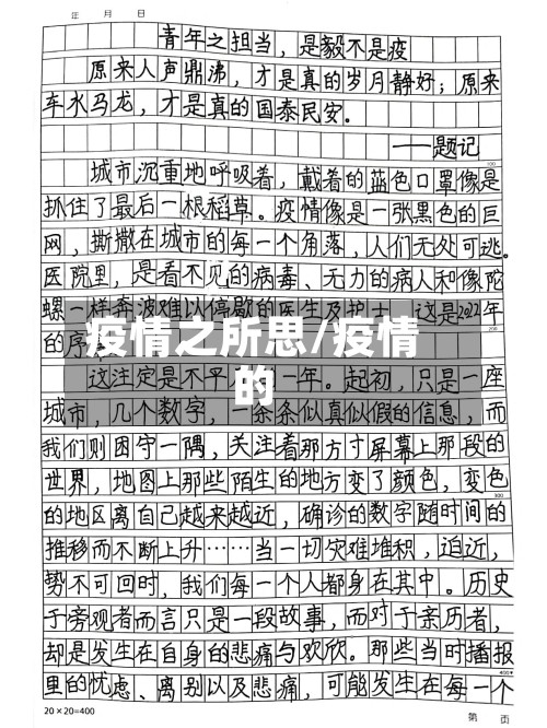 疫情之所思/疫情的-第2张图片