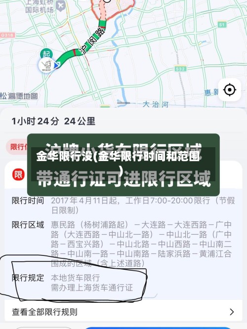 金华限行没(金华限行时间和范围)-第2张图片