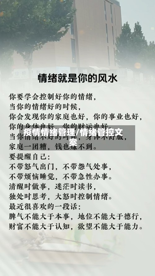 疫情情绪管理/情绪管控文案-第3张图片