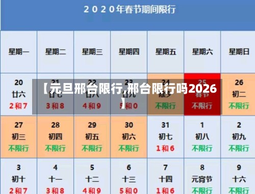 【元旦邢台限行,邢台限行吗2026】