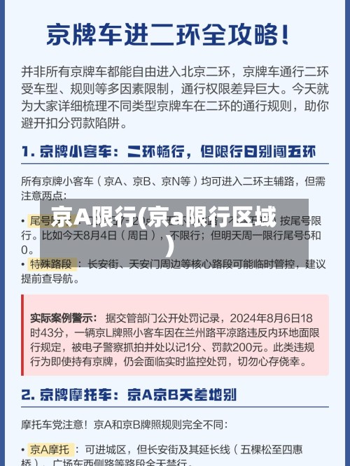京A限行(京a限行区域)-第3张图片