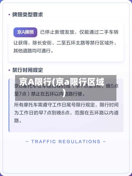 京A限行(京a限行区域)-第2张图片