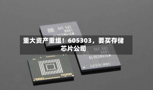 重大资产重组！605303，要买存储芯片公司