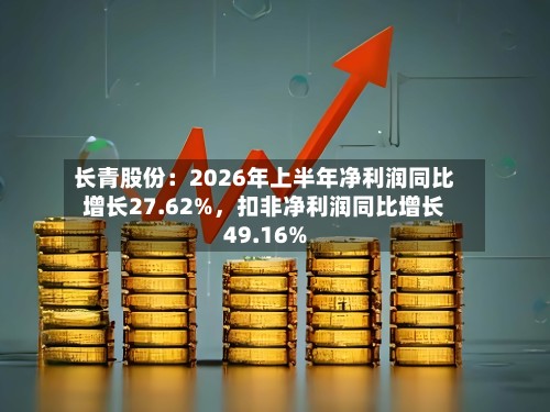 长青股份:2026年上半年净利润同比增长27.62%,扣非净利润同比增长49.16%