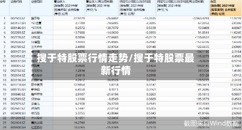 搜于特股票行情走势/搜于特股票最新行情