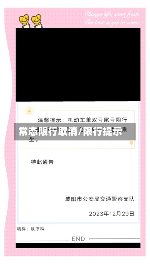常态限行取消/限行提示-第2张图片