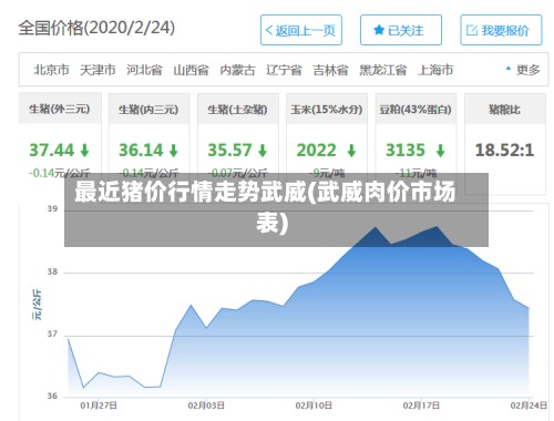 最近猪价行情走势武威(武威肉价市场表)-第2张图片