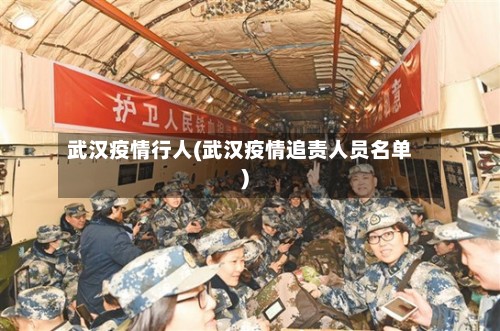 武汉疫情行人(武汉疫情追责人员名单)