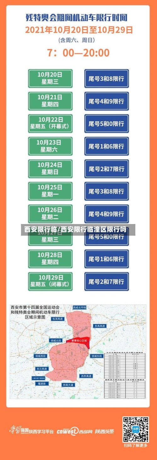西安限行临/西安限行临潼区限行吗