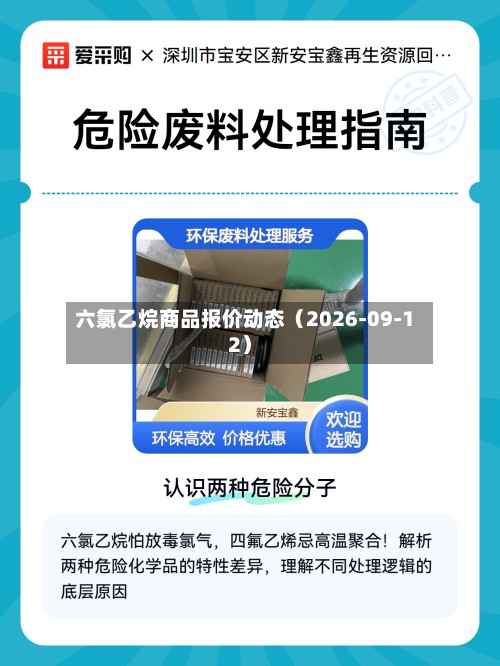 六氯乙烷商品报价动态（2026-09-12）-第1张图片