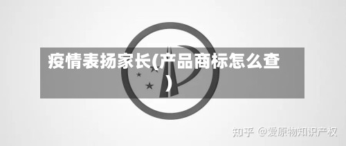 疫情表扬家长(产品商标怎么查)-第2张图片