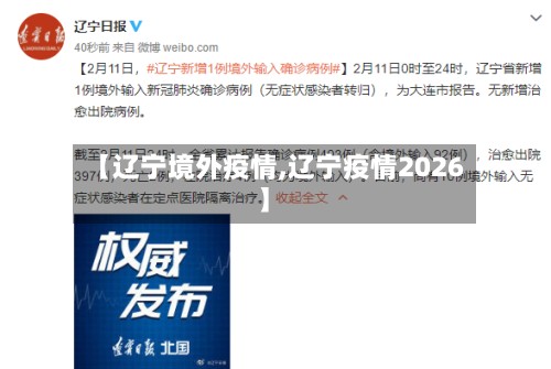 【辽宁境外疫情,辽宁疫情2026】