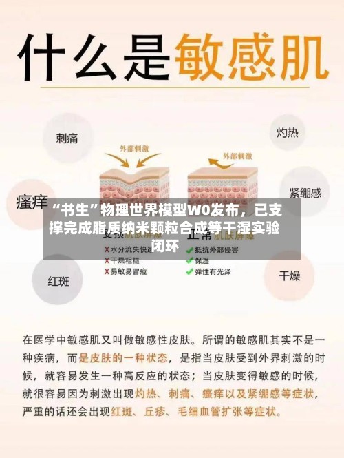“书生”物理世界模型W0发布，已支撑完成脂质纳米颗粒合成等干湿实验闭环
