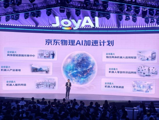 京东启动“京东物理AI加速计划”	，打造全球最大物理世界运营中心